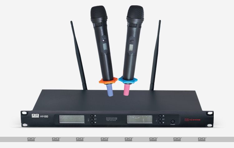 Wireless Microphone 300 Meters 4 Channels Infrared