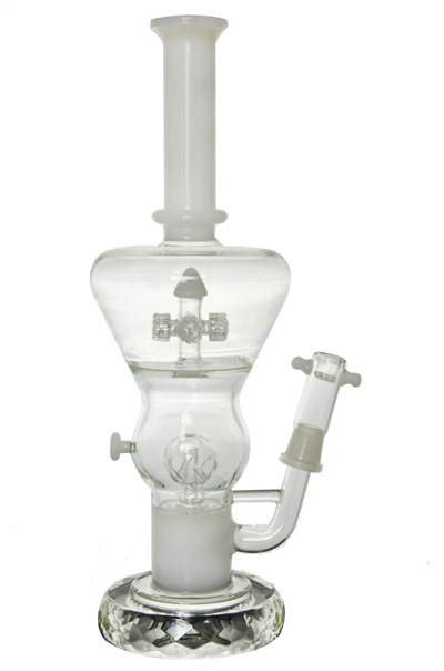 4 Showerheads Crystal Ball Glass Water Pipe for Smoking (ES-GB-435)