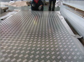 Anti-Slipping Aluminum Tread Plate 5 Bar for Stairs