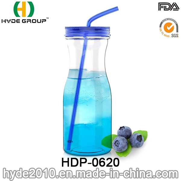 Hot Sale Colorful BPA Free Tritan Juice Water Bottle, 900ml Plastic Water Bottle (HDP-0620)