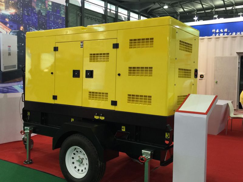 Trailer Type Mobile Power Station Generator 200kVA 160kw