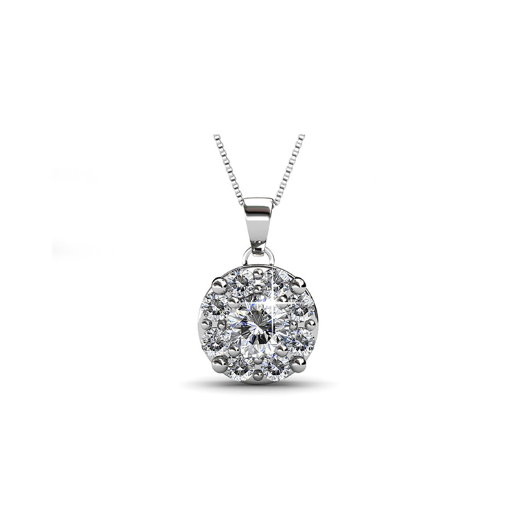 Destiny Jewellery Crystal From Swarovski Elene Pendant & Necklace