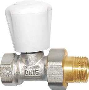 Brass Nickel Plated Radiator Water Valve (a. 0209)