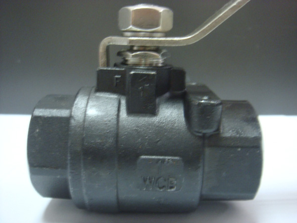 2PC Carbon Steel Ball Valve in A216 Wcb