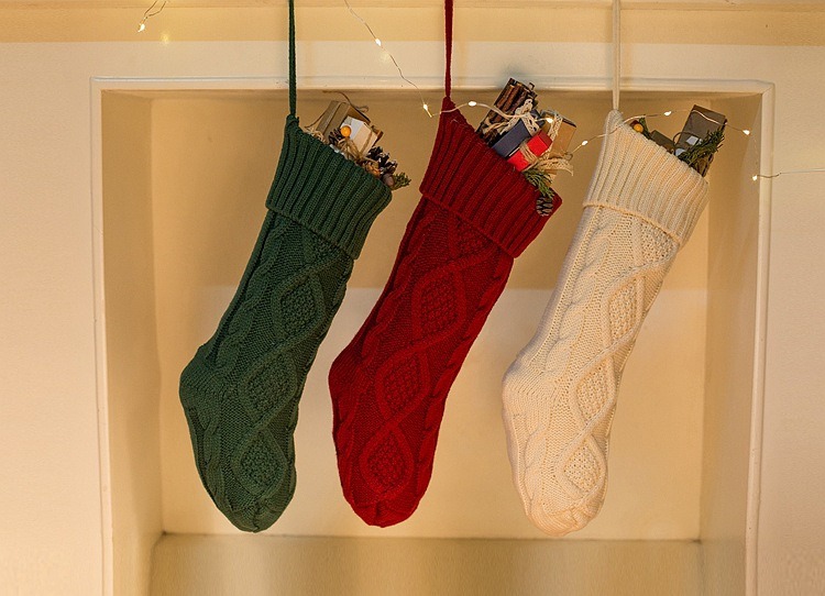 Women's Stocking Foot Socks for Christmas Winter