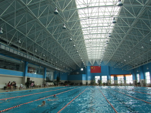 Long Span Steel Structure Pool Roof