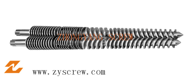 Bimetallic Twin Conical Screw Barrel for WPC