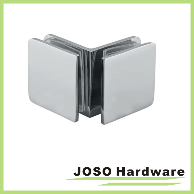 90 Degree Glass to Glass Shower Door Square Glass Bracket (BC102-90)