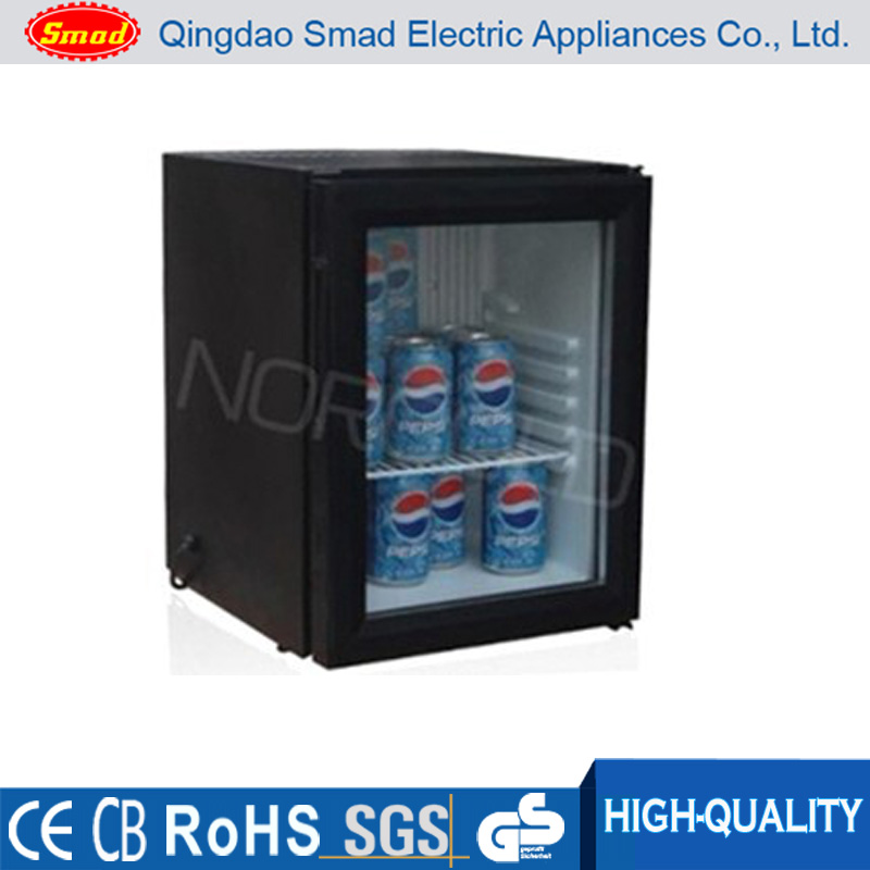 12V Glass Door Hotel Minibar Fridge