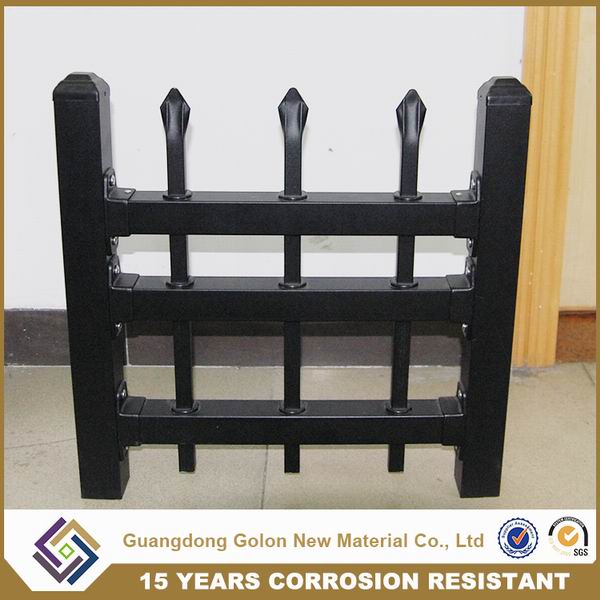 Ornamental Safety Durable Modern Wrought Iron Fence