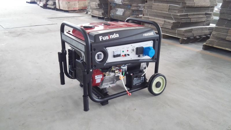 7kw Home Standby Gasoline Fuel Portable Battery Powered Generator (FB9500E)