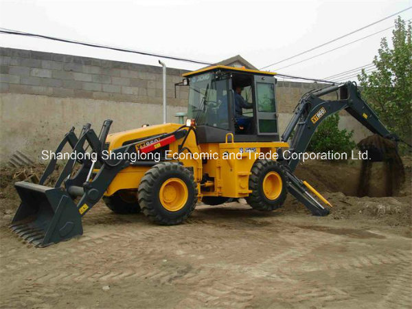 World Famous XCMG Earth Moving Machine 4WD Backhoe Loader