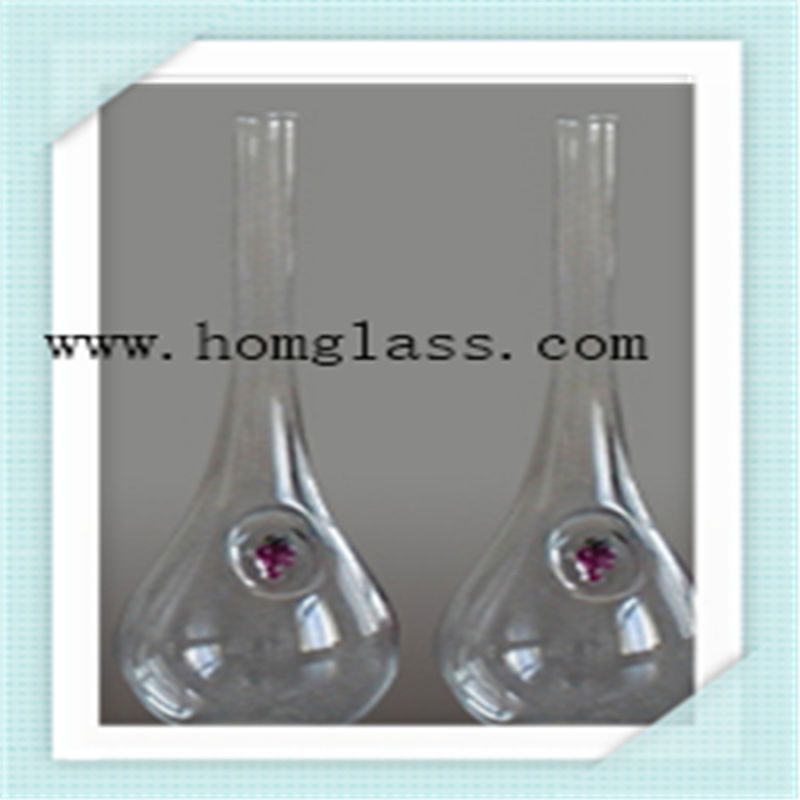 High Quality Borosilicate Glass Wine Bottle Apothecary Jar Castors