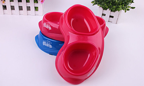 Arc Shape Double Bowl, Pet Product