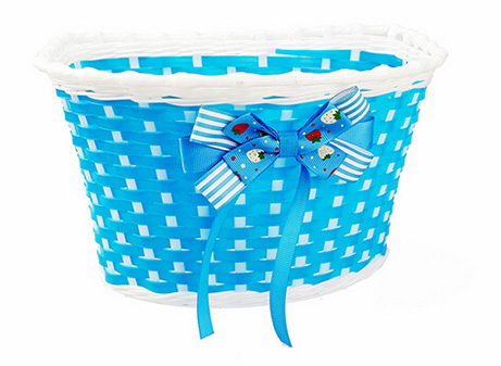 PVC Colorful Bicycle Front Basket for Kids Bike (HBK-176)