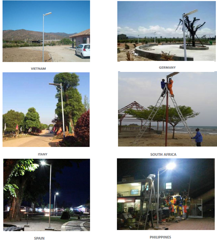 China 5W Outdoor Solar Integrated Street Light