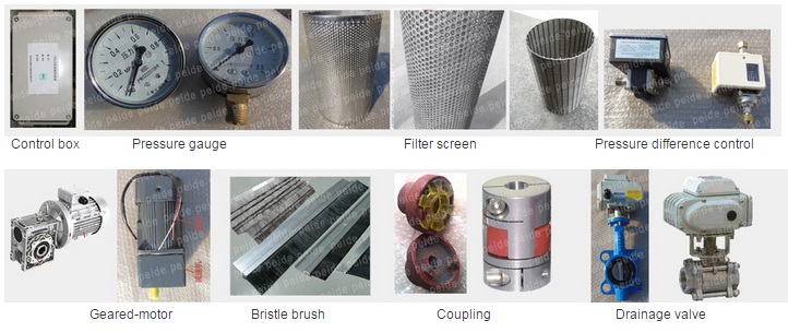 Automatic Self-Cleaning Brush Type Water Filter for Water Treatment