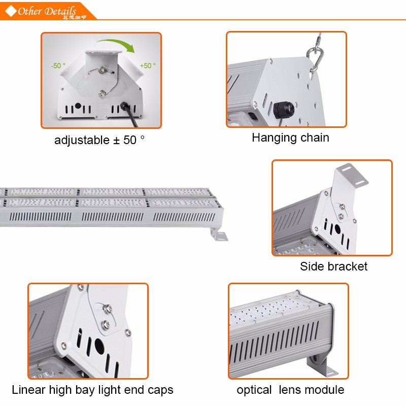 Hot Sale Supermarket Warehouse Bay Light IP65 Highbay LED Linear Light