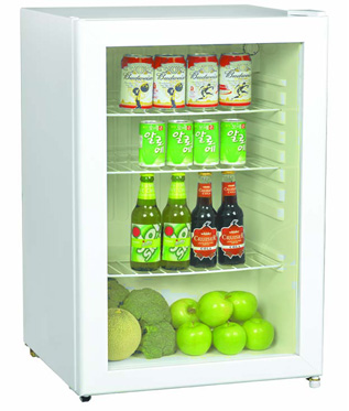 Desk Top Mini Glass Door Beer Display Refrigerator