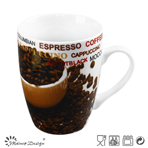 Europen Style 12oz Porcelain Coffee Mug