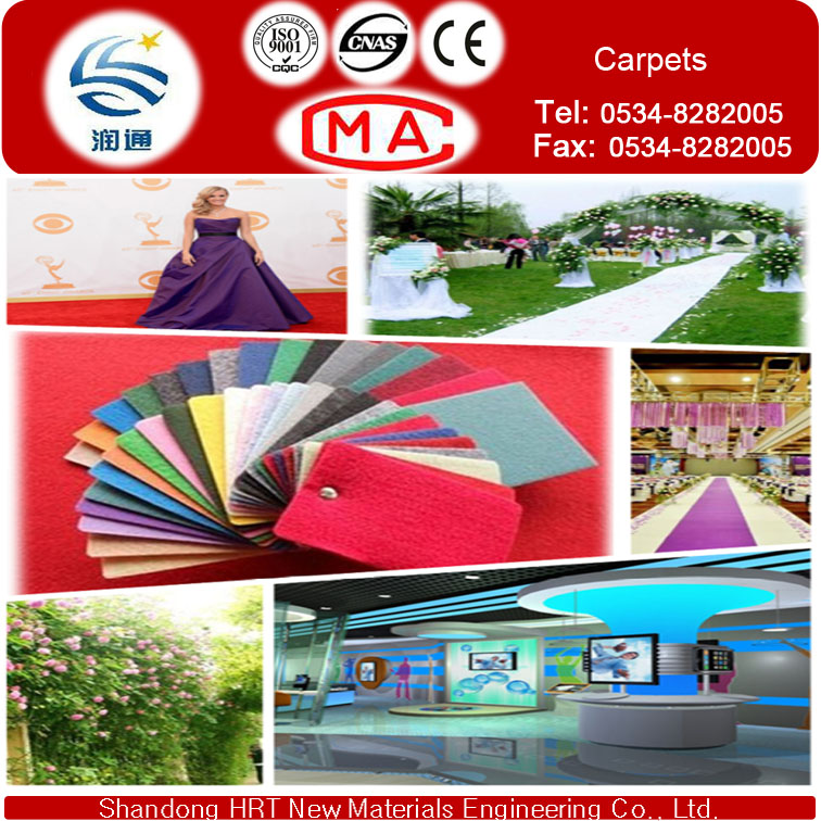 80% Discount Exhibition Carpet/Building Material with Fireproofing