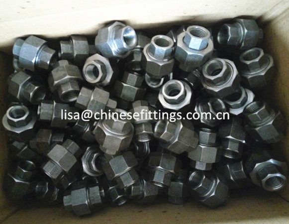 A105 Carbon Steel Forged Fittings Female Threaded Union