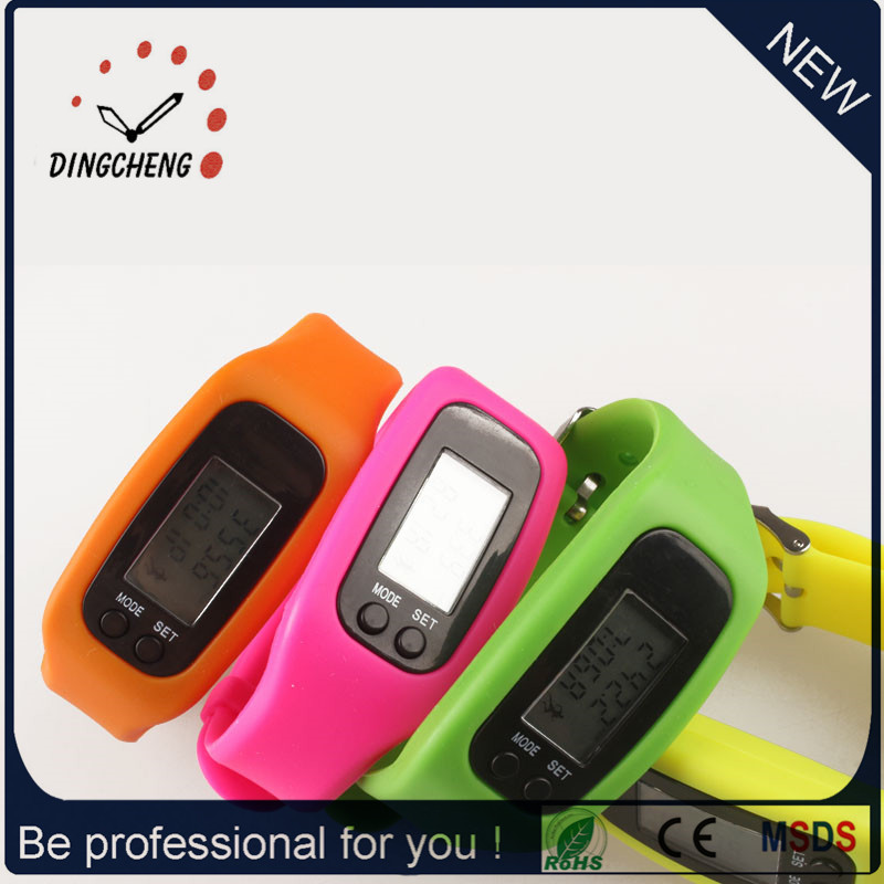 3D Pedometer Wristwatch Sport Watch Strap Watches (DC-001)