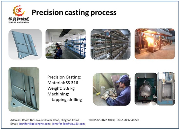 Customized Precision Stainless Steel Investment Casting Foundry