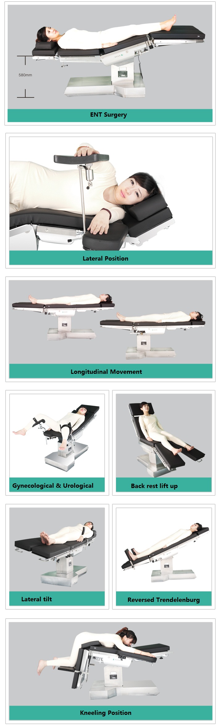 Best Selling Electric Hydraulic Operating Table