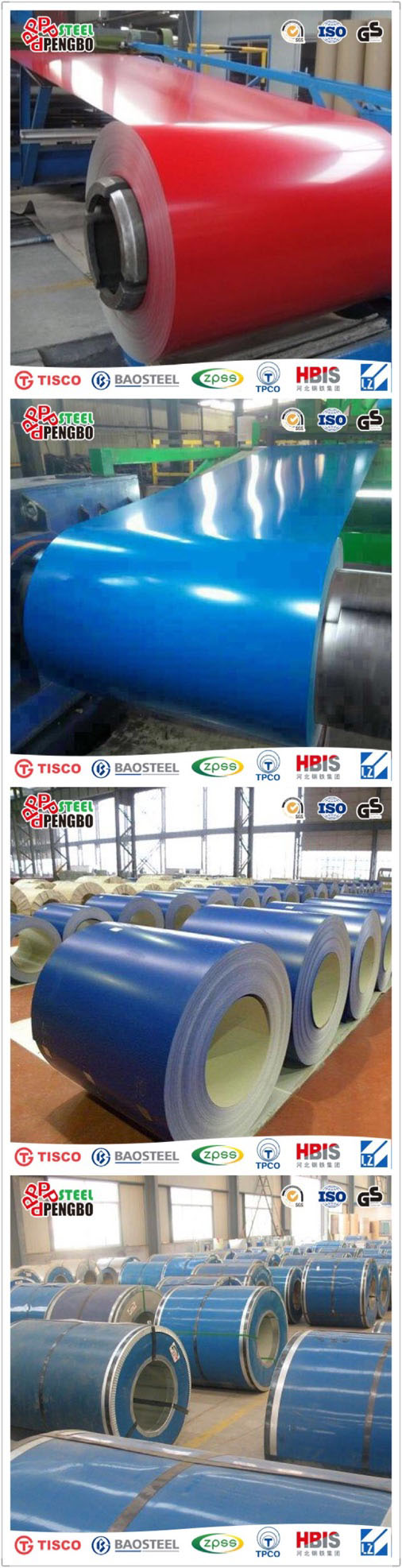 Color Coated Steel Coil Zinc Tiles Used Prepainted Steel Coil