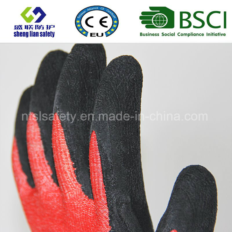 Cut Resistant Safety Work Glove   with Foam Latex  Coated   Safety Gloves