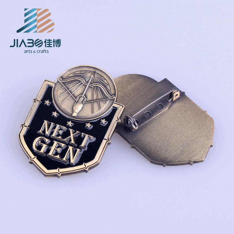 Factory Price Custom Metal Soft Enamel Badge with Safe Pin