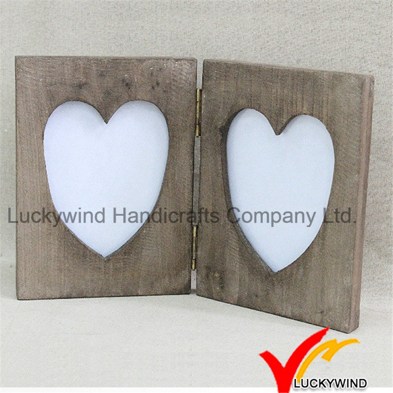 Book Design Table Desk Stand Vintage Wood Love Photo Frame