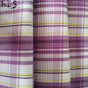 100% Cotton Poplin Woven Yarn Dyed Fabric for Shirts/Dress Rlsc50-23