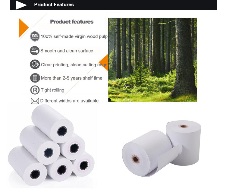 High Quality Cash Register Thermal Paper Roll 55GSM