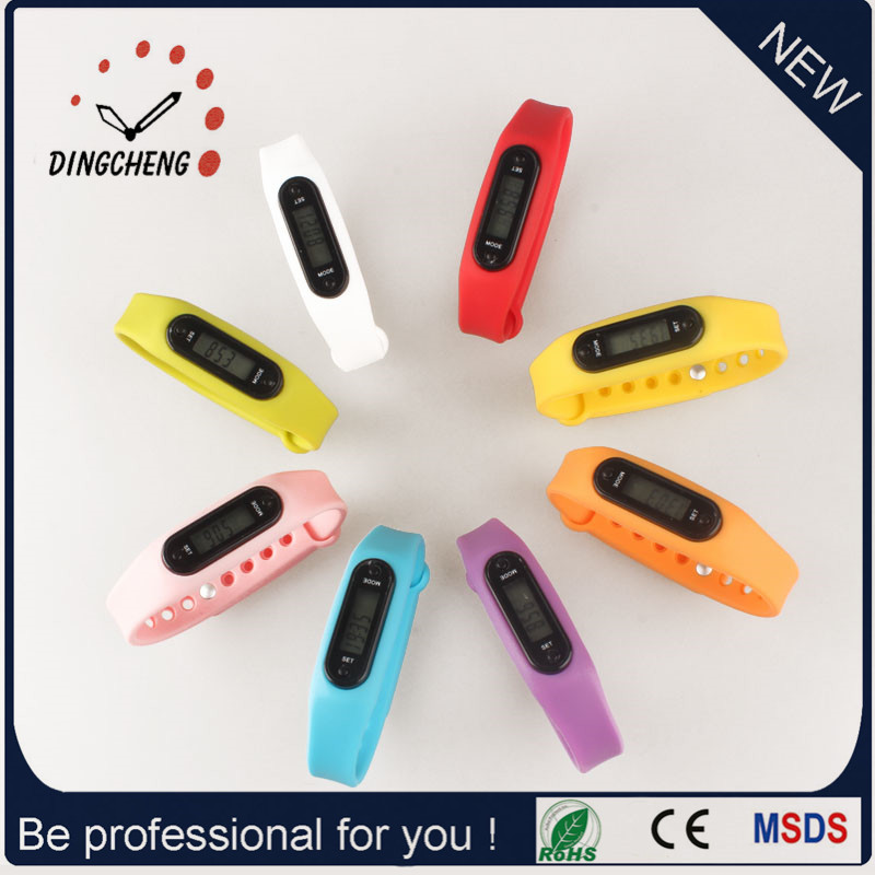 Digital Watches Customied Watch Pedometer Bracelet (DC-003)