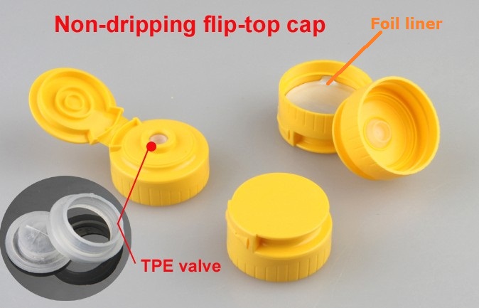 Food Grade Honey Jar with Non-Drip Silicone Valve Cap (PPC-PHB-62)