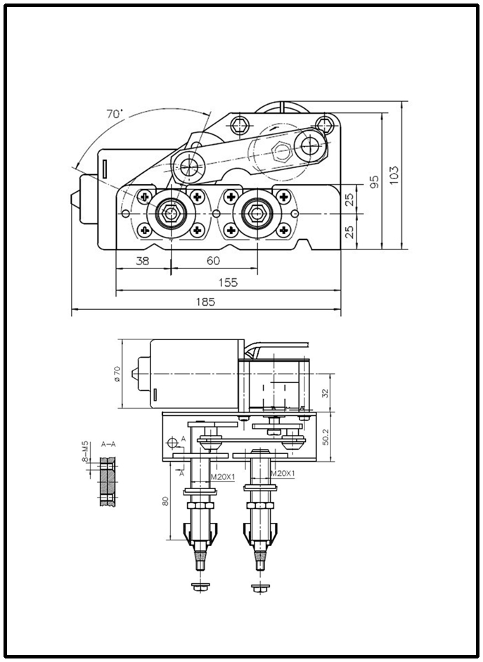 China Supplier Wiper Motor Series (ZJ2431/ZJ1431)