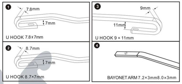 Auto Parts Soft and Universal Wiper Blades