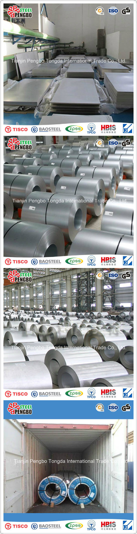 Aluzinc/ Galvalume Steel Coil / Dx51d Z100 Galvanized Steel Coil