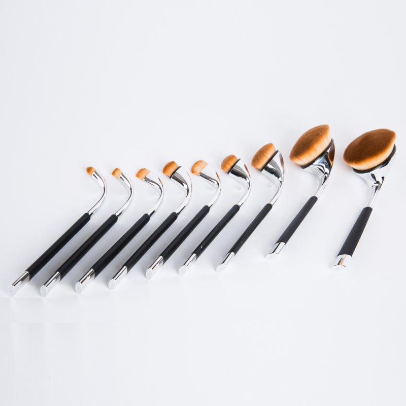 9CS New Arrival Golf and Cigarette Holder Oval Makeup Brush