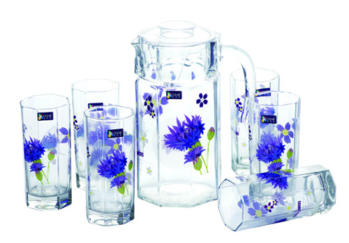 High Quality Glass Jug Set Glassware Kitchenware Kb-Jh06137