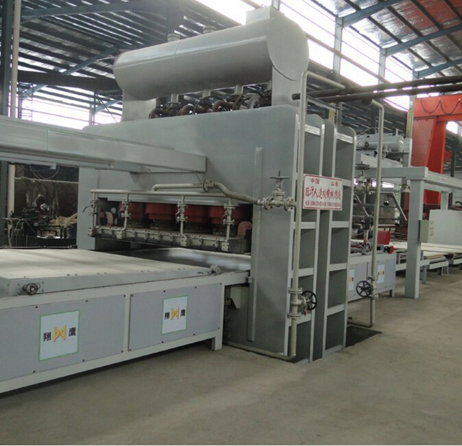 Automatic Short Cycle Melamine Laminating Hot Press Production Line