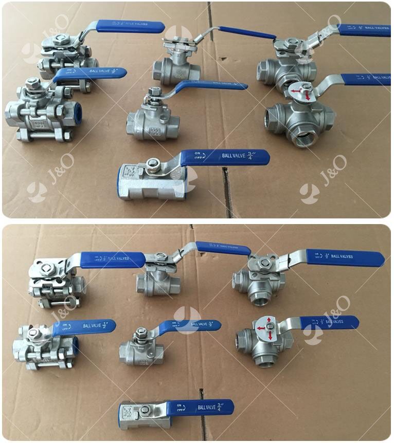 High Quantity 3PCS M3 Type 1000wog Ball Valve