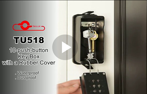 Key Safe Box, Combination Lock, 4-Digits Key Holder Box, Al-280