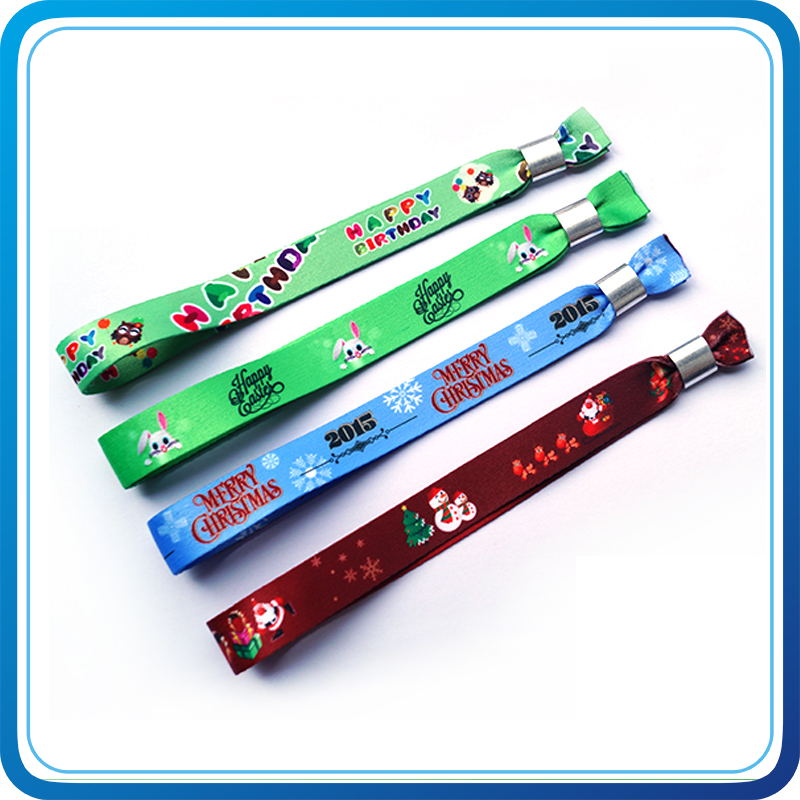 Event Festival Sublimation Printing Polyester Wristband