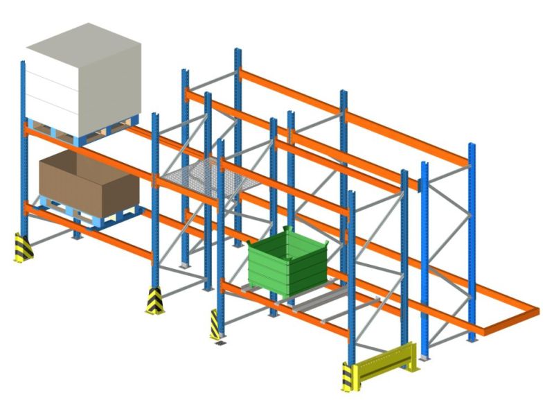 Cost Effective Pallet Racking with Box Beam