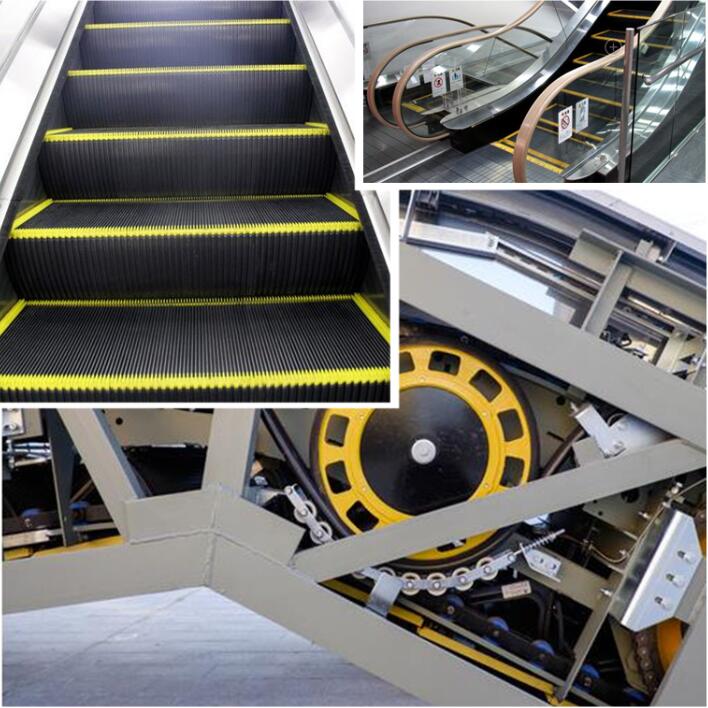 Energy Saving Auto Start Commercial Handrail Passenger Stair Escalator