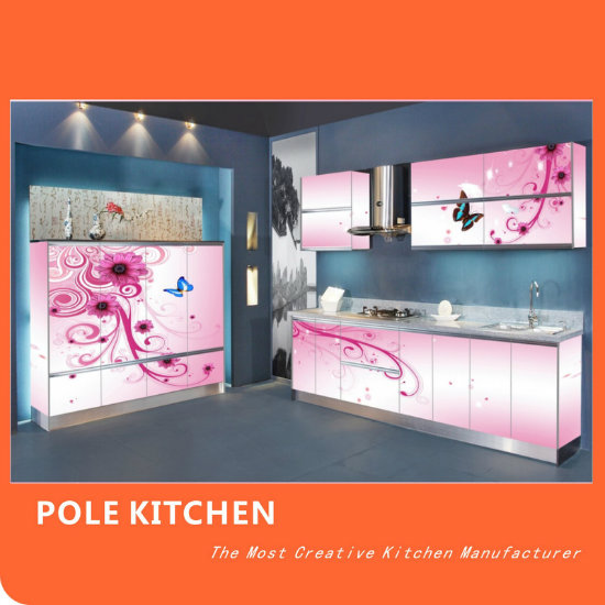 Pole Liner Style Custom Made Kitchen Cabinet