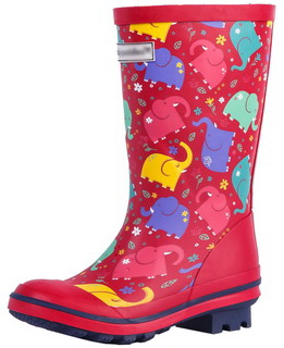 Fashion Unisex Kids Rain Boots Wellies Wellington Boots Rubber Boots (68056)